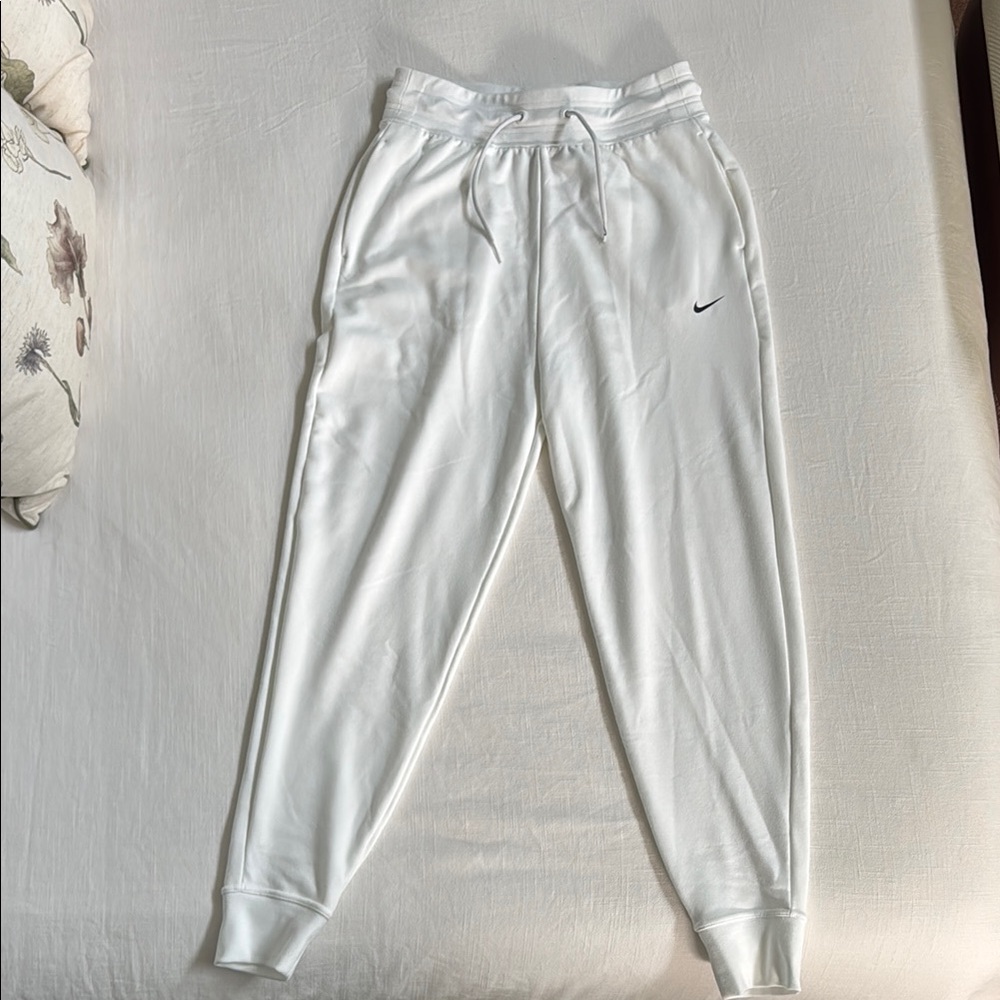 Nike White Jogger Pants